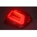 Subaru XV 15- Red Clear Light Bar LED Tail Lamp